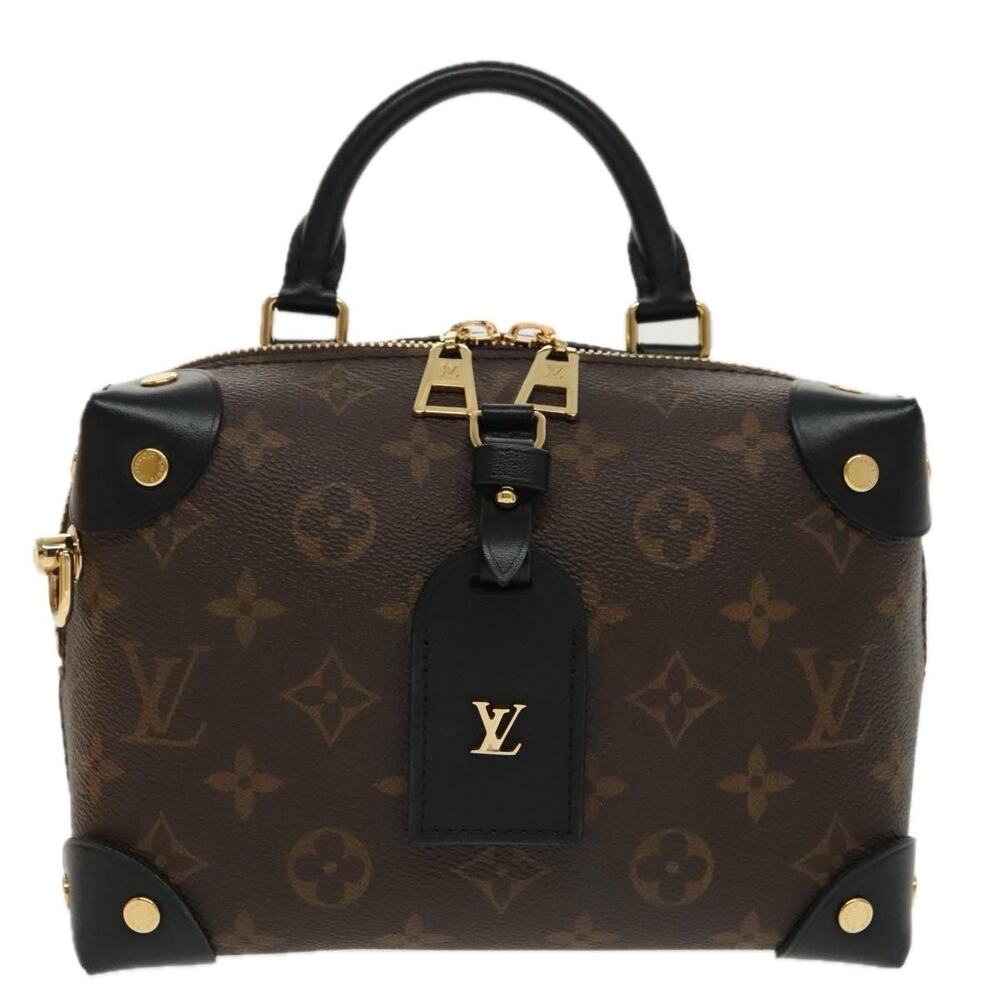 Louis Vuitton Monogram Petit Maru Suple Handbag Brown